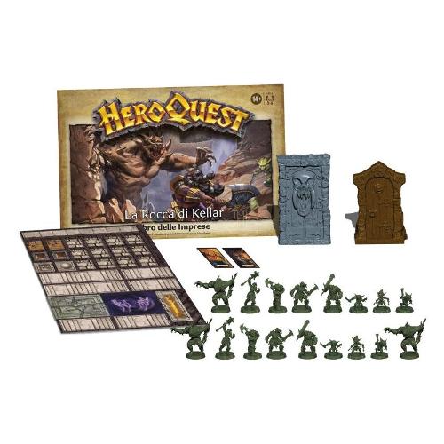 Hasbro La Rocca di Kellar gioco in Italiano AVALON HILL HEROQUEST F4543103