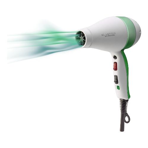 Elmot Phon LUXURY HAIRLINE O3 Bactericidal Bianco e Verde PAELMO3BACT269 2000W