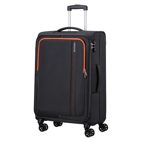 American Tourister Trolley morbido 4 ruote (43x25x68 cm) SEA SEEKER charcoal grey 146675 1175
