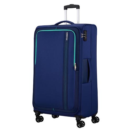 American Tourister Trolley morbido 4 ruote (47,5x28,5x80 cm) SEA SEEKER combat navy 146676 6636