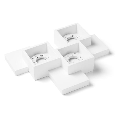 Tecnico Natural Light Plafoniera SIDE Bianco (38,5x7x27,5cm) T370 3 luci - GX53 - Max 30W