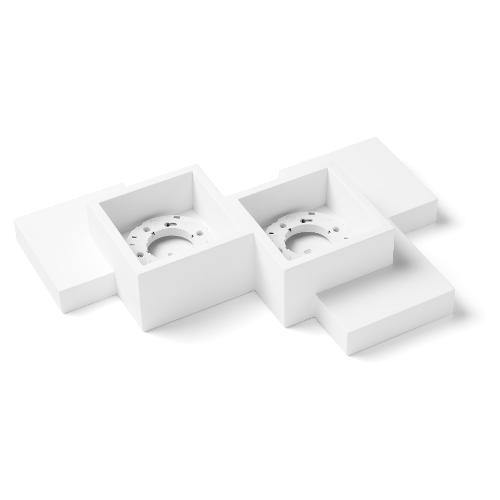 Tecnico Natural Light Plafoniera SIDE Bianco (35,5x7x27,5cm) T333 2 luci - GX53 - Max 20W