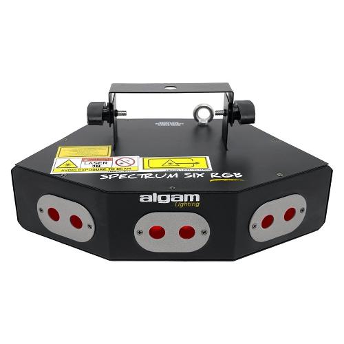 Algam Lighting Proiettore disc jockey SPECTRUM Six Rgb Black 18700100