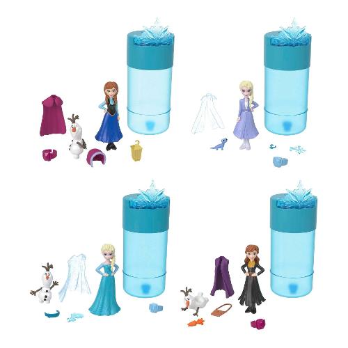 Mattel Bambola Snow Color Reveal Mini DISNEY FROZEN Assortito HMB83