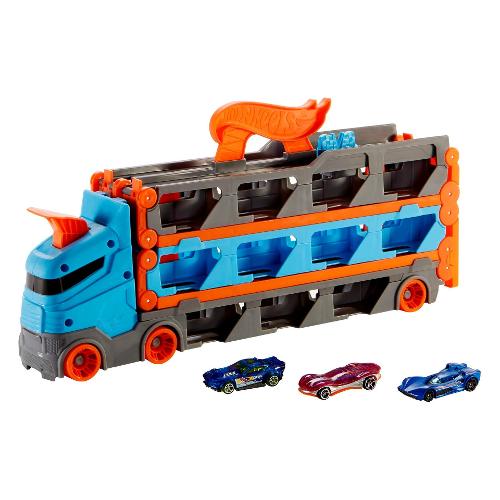 Mattel Camion transport 2 in 1 playset HOT WHEELS Assortito GVG37