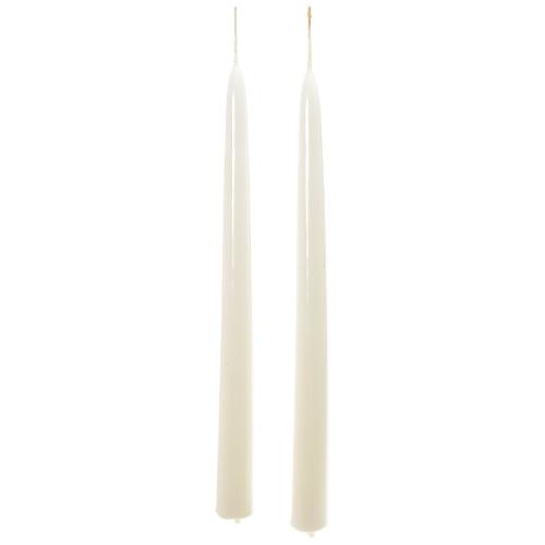 Mercury Set candele 2 pz stelo Lucid (2,2x29cm) CHRISTMAS Avorio 95417