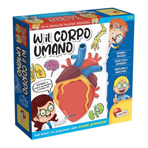 Lisciani Gioco educativo W il Corpo Umano I'M A GENIUS 100538