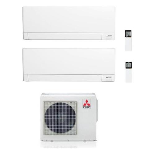 Mitsubishi Condizionatore fisso dual 2,5 + 3,5 Kw PLUS Msz Ay White MSZ-AY25VGK, MSZ-AY35VGK MXZ-2F42VF3
