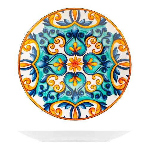 H&H Piatto piano Porcellana (27cm) PANTELLERIA Multicolor 9647001