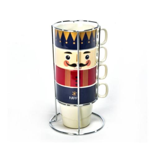 Mercury Set tazze te Natale (4pz) (270ml) CHRISTMAS 67087