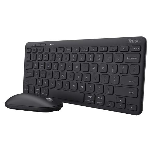 Trust Tastiera e mouse LYRA Black 24844