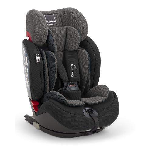 Inglesina Seggiolino auto 1-2-3 9 - 36 kg GEMINO Vulcan black AV94P0VLB