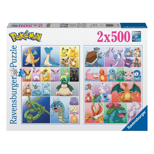 Ravensburger Puzzle 2 x 500 pz Pokemon 6a+ (36x49cm) 17266