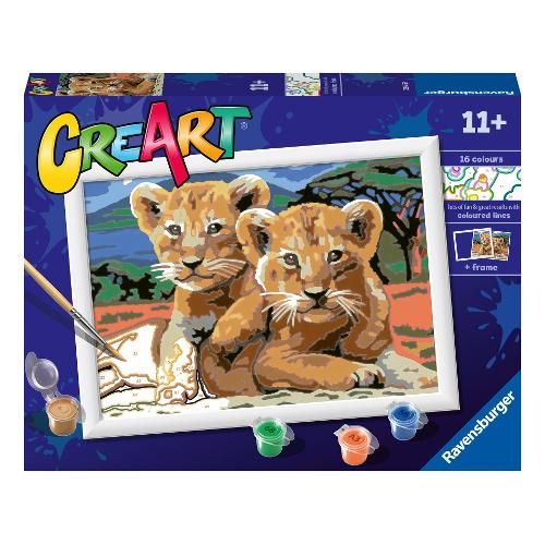 Ravensburger Set per dipingere Cucciolo di Leone CREART 23616