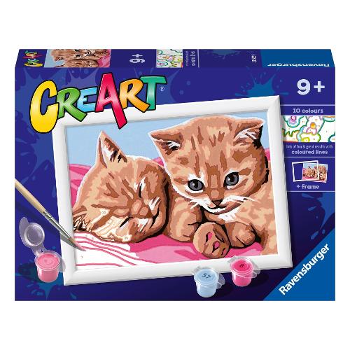 Ravensburger Set per dipingere Gattini Amici CREART 23562