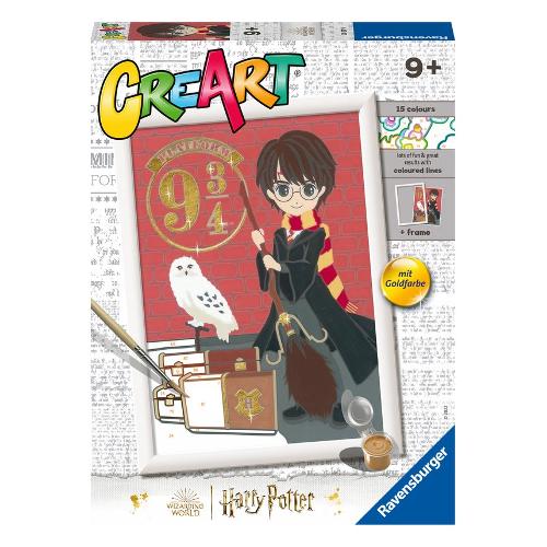 Ravensburger Set per dipingere Harry Potter Partenza per Hogwarts CREART 20237