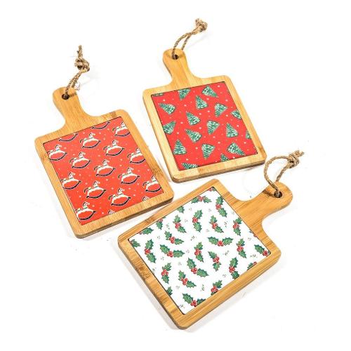 Mercury Tagliere Ceramica (24x14,5cm) CHRISTMAS Assortito 64086