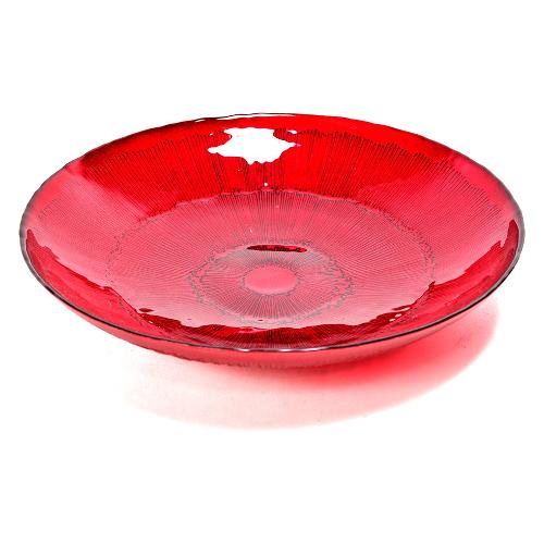 Mercury Centro tavola Vetro (30x6cm) LINES Rosso 97824