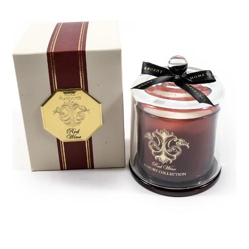 Candela Profumata Shearer Candles - Tartan Tin Grande - Rosso Rosa - Profumo Hogmanay (Spezie, Ginepro, Erica) - Durata 40 Ore