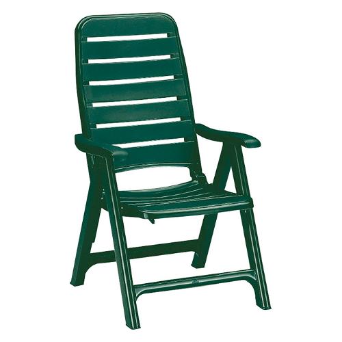 Grandsoleil Sedia sdraio PREMIERE 5 Posizioni Verde S6760V