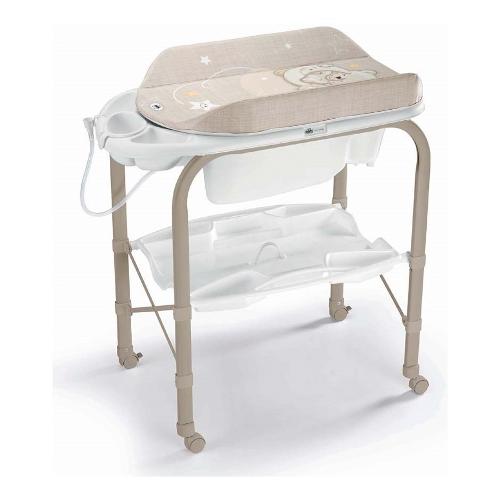Cam Fasciatoio pieghevole con bagnetto (95x54x104cm) CAMBIO Orso luna C209 C260B