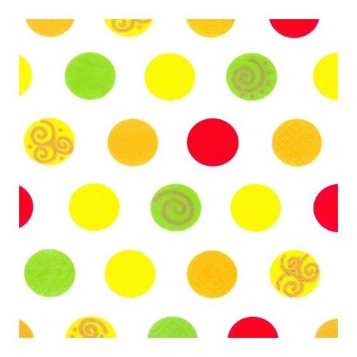 Pap Star Set tovaglioli monouso 20pz 3 Veli Balls CLASSIC 11374
