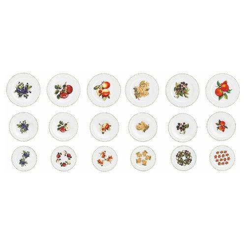 Brandani Servizio piatti Porcellana 18 pz PRIMIZIE 52680