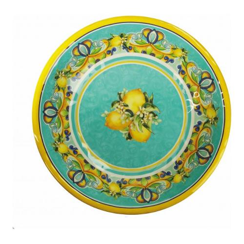 Brandani Insalatiera Melamina (35cm) ciotola CITRUS Blu e Verde 52791