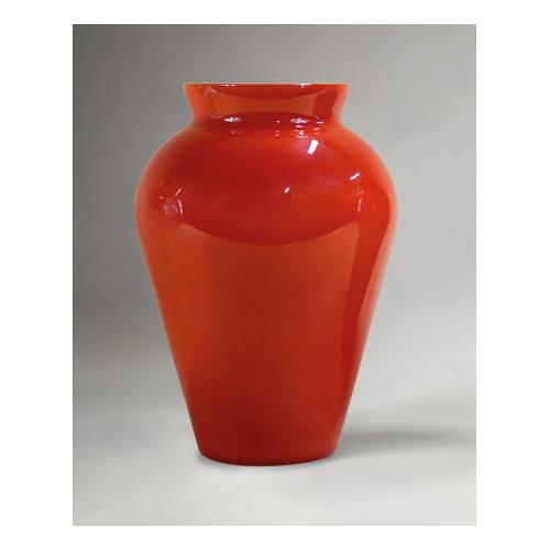 Brandani Vaso Vetro (23x34cm) Bombato BOMBAY Rosso cotto 40628