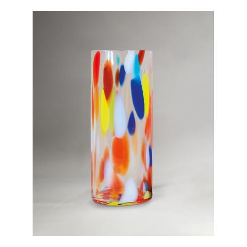 Brandani Vaso Vetro (12x30cm) Cilindrico DORICO Multicolor 40634