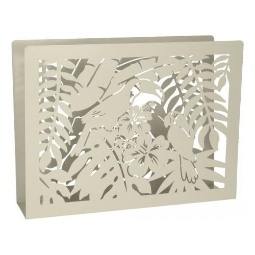 Brandani Porta riviste (41x12x31cm) TROPICAL Bianco 52309