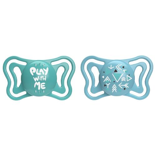 Chicco Succhietto Light Bimbo 16-36m Silicone 2 pz PHYSIOFORMA colore assortito 71039 210