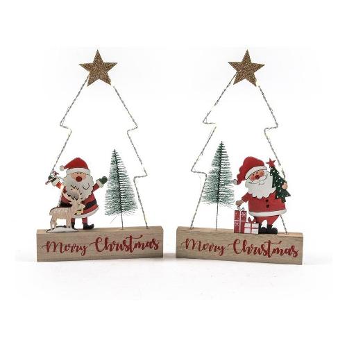 Mercury Babbo Natale (18x4x30cm) Con luci Assortito 76720