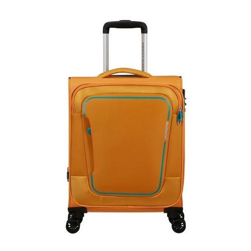 American Tourister Trolley cabina morbido espandibile 4 ruote (40x23x55 cm) PULSONIC sunset yellow 146516 1843