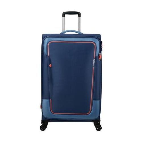 American Tourister Trolley morbido espandibile 4 ruote (49x31x81 cm) PULSONIC combat navy 146518 6636