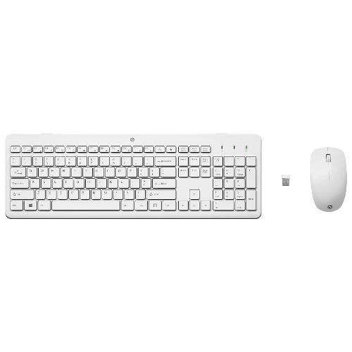 Tastiera e mouse Wireless 230 Combo Bianco 3L1F0AA