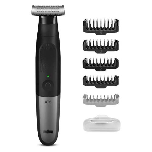 Braun Rasoio barba SERIES X 4D Blade Face&Body Black e Grey XT5100