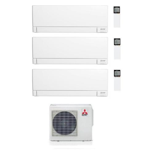 Mitsubishi Condizionatore fisso trial 2,5 + 2,5 + 3,5 Kw PLUS Msz Ay White