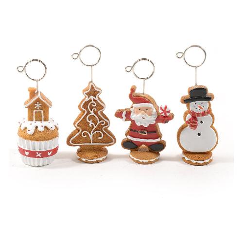 Mercury Segnaposto natalizio Gingerbread assortito 77230
