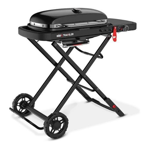 Weber Barbecue Cartuccia Gas Stealth Edition con griglia, forno TRAVELER Nero 9013053