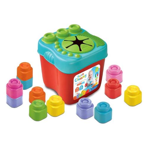 Clementoni Secchiello Touch, Build & Play ( 15 pz ) CLEMMY 6-36m 17807