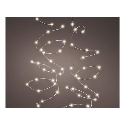 Kaemingk Filo (23,95mt) 480 luci Bianco caldo Microled 8 giochi luce LUMINEO 497135