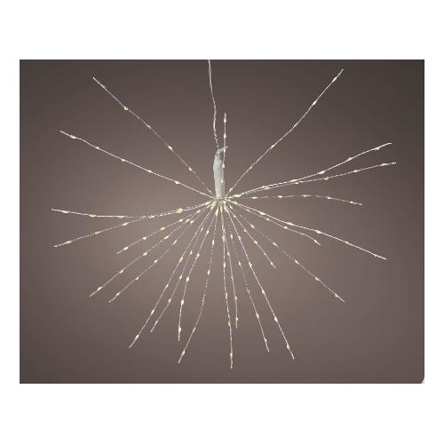 Kaemingk Stella polare 8 giochi di luce (55cm) LUMINEO 144 luci - LED IP44 Silver 493631