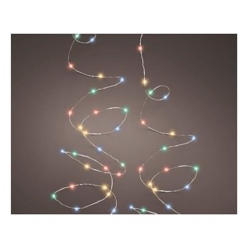 Kaemingk Filo (11,95mt) 240 luci Multicolor Microled 8 giochi luce LUMINEO 497064