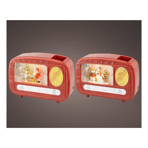 Kaemingk Radio con Acqua e Led colore assortito (22x6,3x15,5 cm) 480241