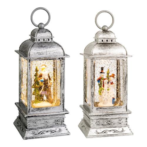 Kaemingk Lanterna con Acqua e Led colore assortito (11x15,5x24 cm) 480175