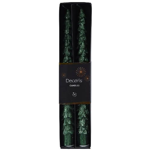 Kaemingk Set candele 2 pz Alberello (26cm) Verde 215687