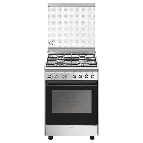 Smeg Cucina gas 4 zone CONCERTO Inox classe A (2021) CX61GMPZ (60x60x85cm)