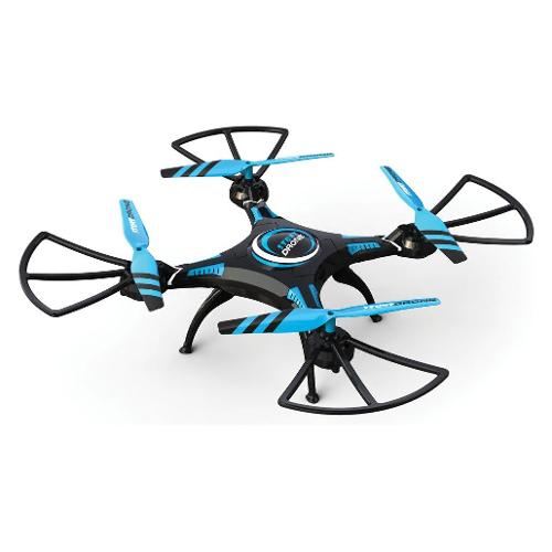 Rocco Giocattoli Drone Stunt Drone 2,4 GHz (28x28cm) FLYBOTIC Nero e Azzurro 20731750