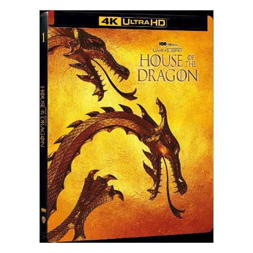 Warner Entertainment Blu Ray 4K House Of The Dragon Stagione 01 (4 4K Uhd) (Steelbook) - Miguel Sapochnik,  Greg Yaitanes,  Clare Kilner,  Geeta Vasant Patel. 1000824652